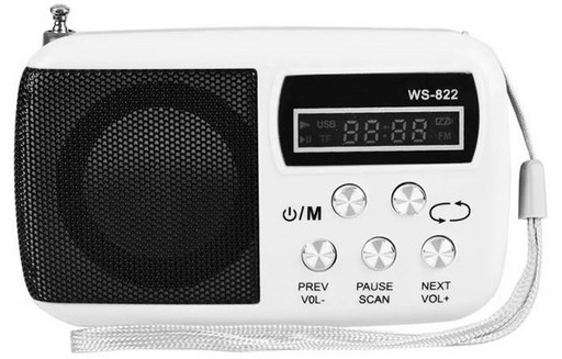 Портативная MP3 Колонка SPS WS 822 USB FM