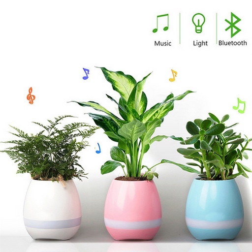 Мобильная колонка SPS Musik Pots \ Plant +BT, Музыкальная колонка цветочный горшок, Беспроводная колонка