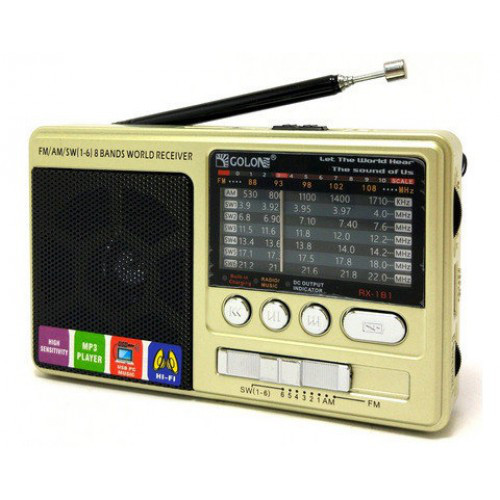 Портативный радио приемник GOLON RX-181 USB FM