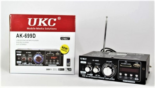 Усилитель AMP AK-699D UKC, проигрываем любимую музыку, читает usb-флешки, пульт дистанционного управления
