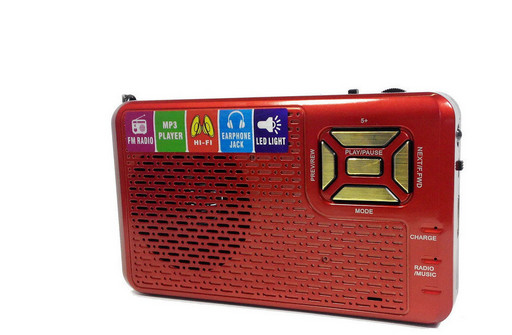Радио RX 992 REC, Радиоприемник Golon, Портативный радиоприемник, FM-радиоприемник, Радио с LED фонариком