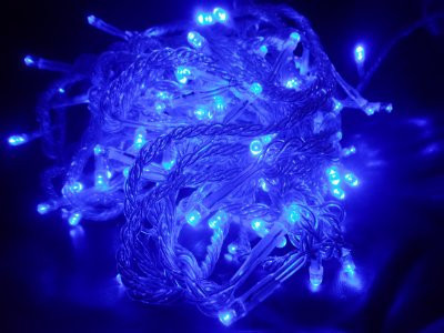 Гирлянда Нить 300 LED Голубой