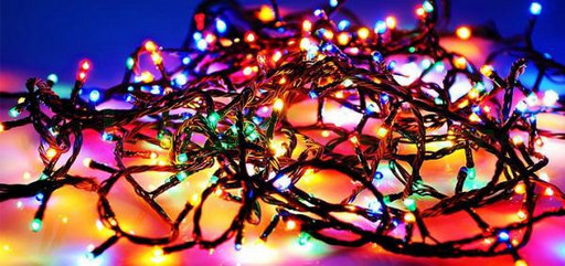 Новогодняя разноцветная гирлянда LED 200 M-3 (200 светодиодов)