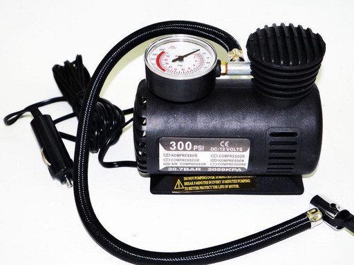 Воздушный компрессор Air Compressor 300pi DC-12V PSI в авто портативный насос многофункциональный