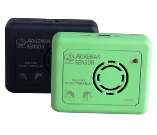 Ультразвуковой портативный отпугиватель москитов (Body-Pack UltraSonic Mosquito Repeller)
