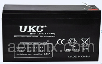 Аккумулятор BATTERY 6V 7A UKC, аккумуляторная батарея battery, свинцово кислотная аккумуляторная батарея