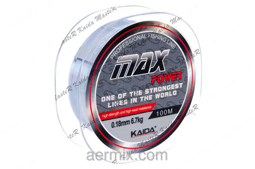Леска рыболовная MAX POWER KAIDA YX-208-30, леска max power 100 метров, леска для спиннинга