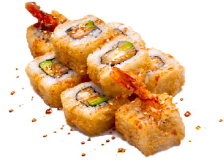 Горячая Калифорния с креветкой Горячая Калифорния с креветкой