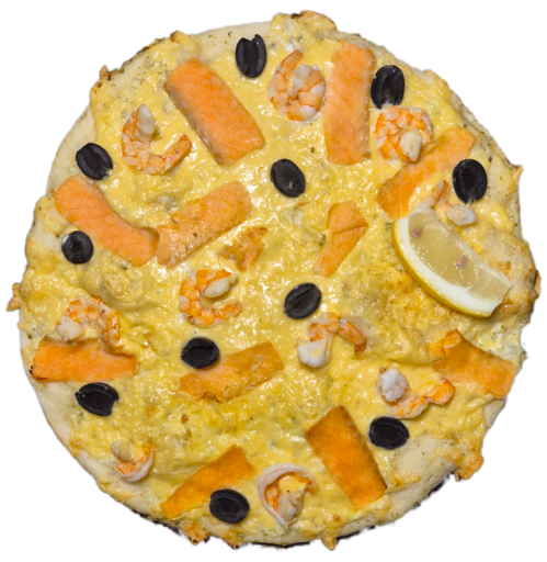 Пицца с Сёмгой и Креветкой 30 см. Пицца с Сёмгой и Креветкой 30 см.