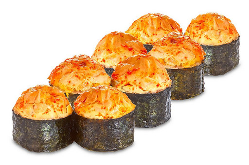 Запечённые Футомаки с лососем и крабом Запечённые Футомаки с лососем и крабом