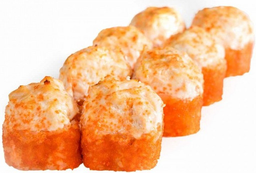 Запечённая Калифорния с тунцом в икре масаго Запечённая Калифорния с тунцом в икре масаго