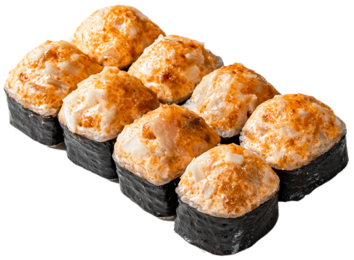 Запечённые Футомаки с угрём и креветкой Запечённые Футомаки с угрём и креветкой