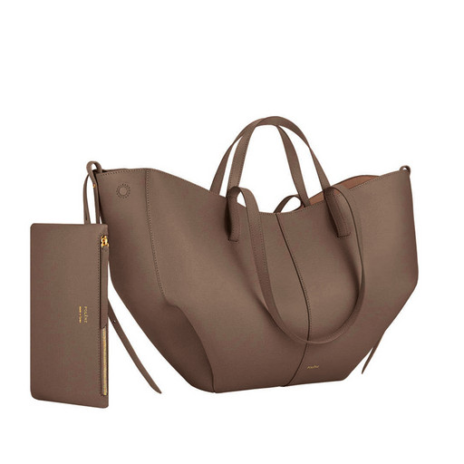 Сумка женская тоут вместительная из натуральной кожи