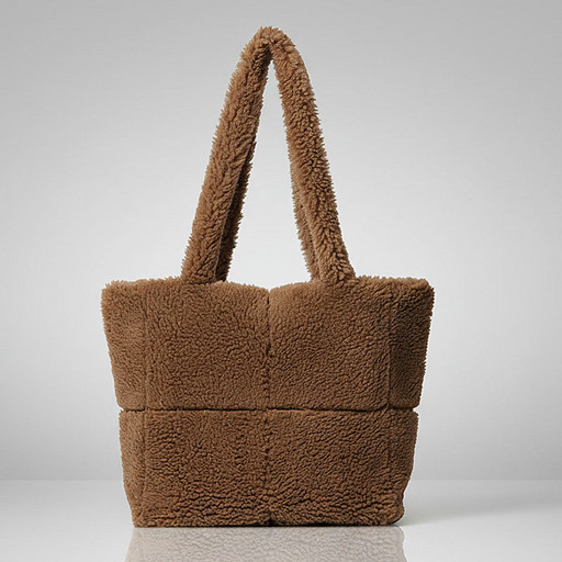 Стильная женская плюшевая сумка