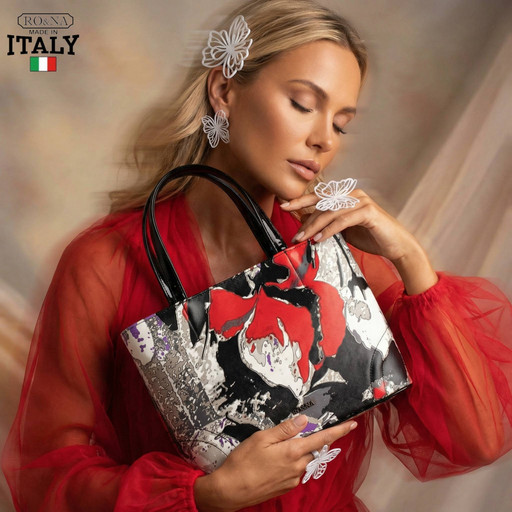 Сумка женская Italy цветочный принт