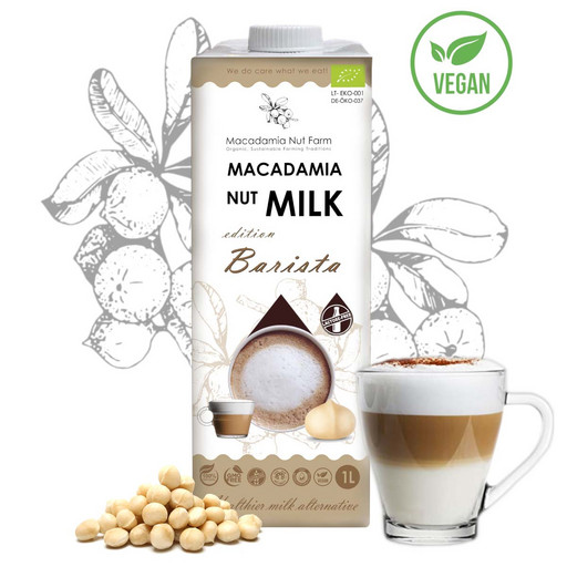 Ореховое молоко Макадамии BARISTA EDITION (Vegan) Macadamia Nut, без лактозы 1 литр