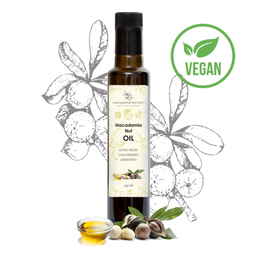 Натуральное ореховое масло ореха Макадамии Macadamia Nut Farm, 250мл