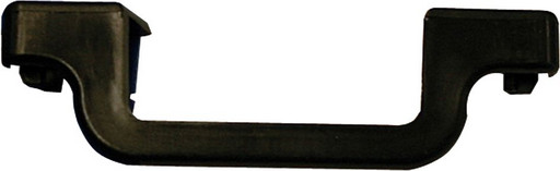 Боковая заглушка ступени 80 мм, левая, чёрная KRAUSE 212498