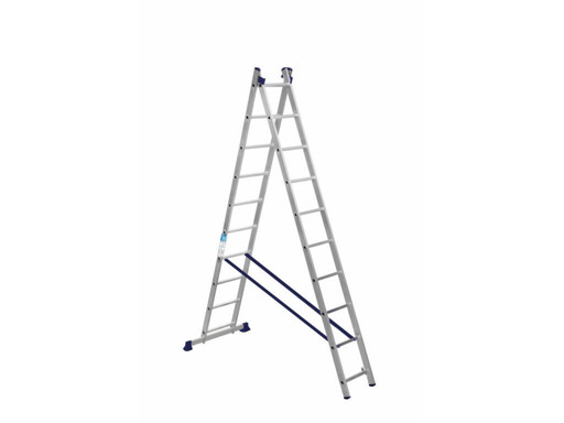 «На Высоте» Двухсекционная алюминиевая лестница 2х10 МХ-6221