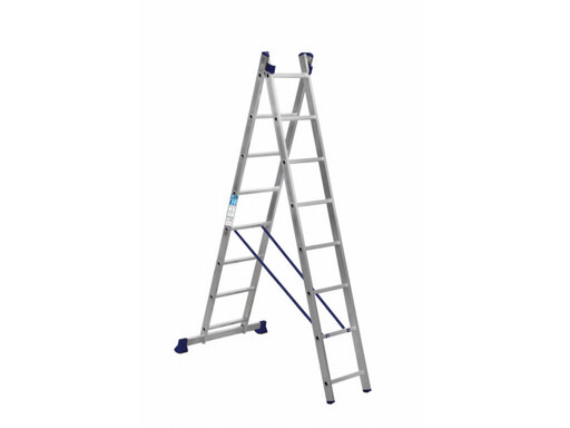 «На Высоте» Двухсекционная алюминиевая лестница 2х9 МХ-6229