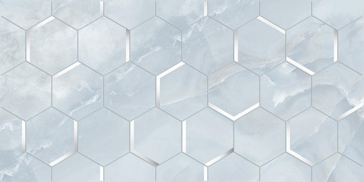 Керамическая плитка Декор 31.5*63 ONICE FORMA BLU