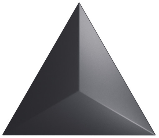 Traingle Level Black Matt 15x17