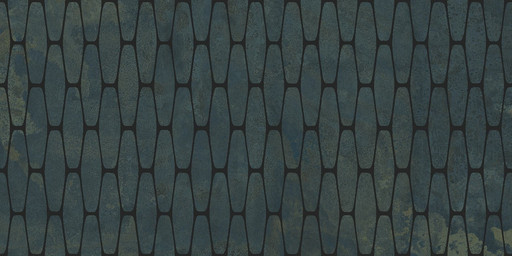 Illusion Turquoise Stamp Lappato 50x100