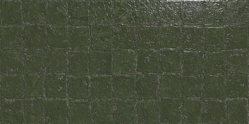 Abstra Green Blocks Shiny 50x100