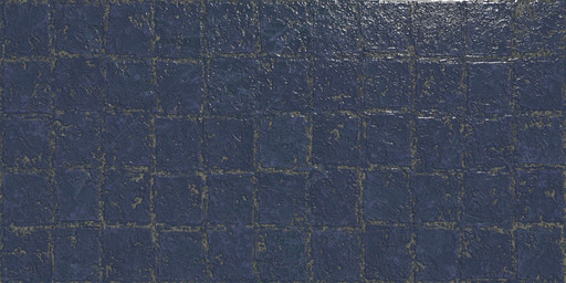 Abstra Blue Blocks Shiny 50x100