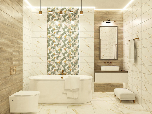 Керамическая плитка Плитка 20,1*50,5 CALACATTA IVORI  72,96 кв.м 1с