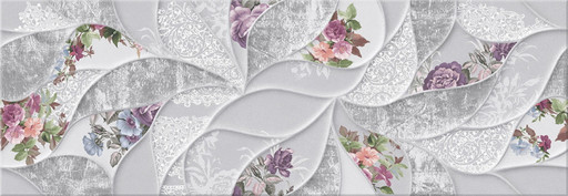 Malwiya Grey Floris 24.2x70 Malwiya Grey Floris 24.2x70