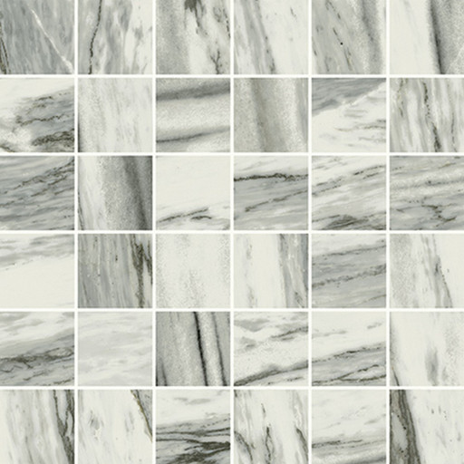 Skyfall Bianco Cer Mosaico 5x5 30x30