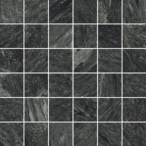 Skyfall Nero Cer Mosaico 5х5 30x30