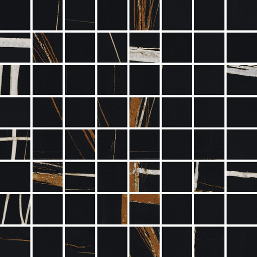 Charme Deluxe Sahara Noir Lux Mosaico 3.5x3.5 29.2x29.2