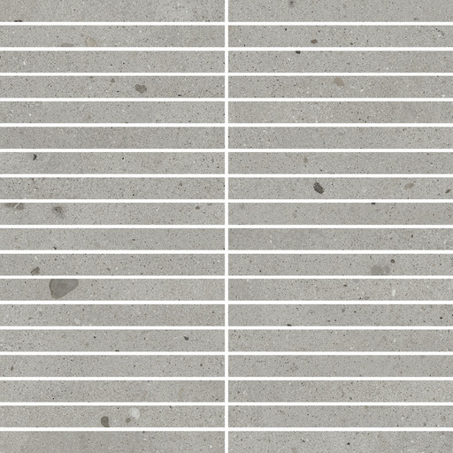 Avantgarde Silver Mosaico Strip 30x30