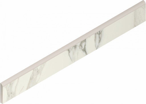 Charme Deluxe Arabescato White Battiscopa Cer 7.2x60