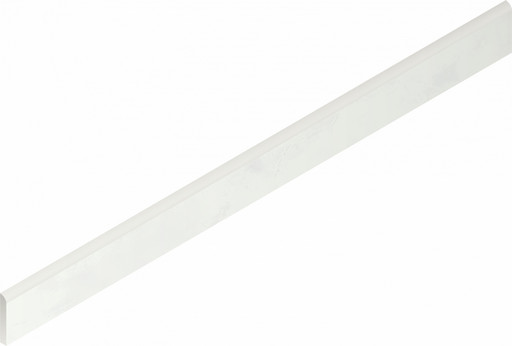 Charme Deluxe Bianco Michelangelo Battiscopa Nat 7.2x80