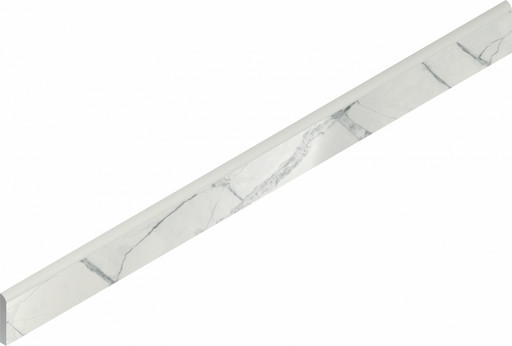 Charme Deluxe Invisible White Battiscopa Lux 7.2x80