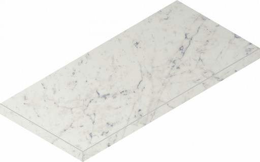 Charme Extra Carara Scalino Frontale Nat 33х60 Ang.Sx Левая