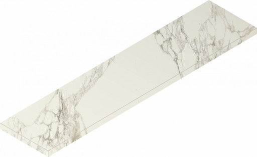 Charme Deluxe Arabescato White Scalino Ang Sx (Угл Лев) Cer 33x120