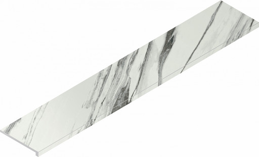 Charme Deluxe Statuario Fantastico Scalino Ang Dx (Угл Прав) Nat 33x160