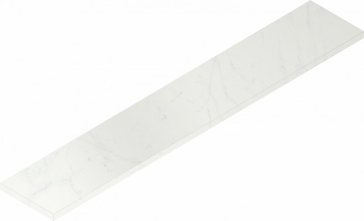 Charme Deluxe Bianco Michelangelo Scalino Ang Sx (Угл Лев) Nat 33x160