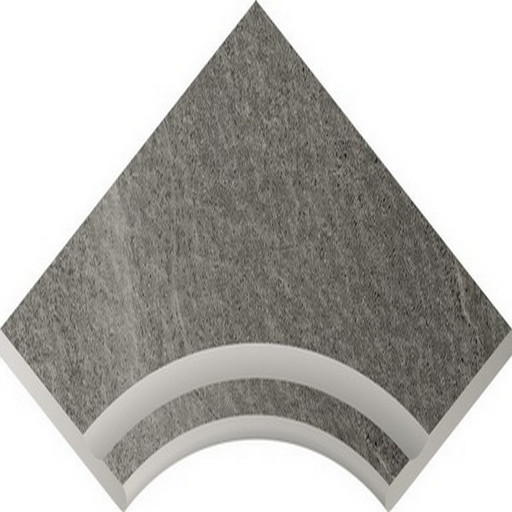 Contempora Carbon Bordo Nat 60x60 Svasato Ang.Round 30