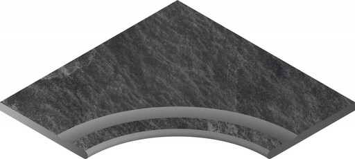 Materia Titanio Bordo Nat 60x60 Svasato Ang.Round 30