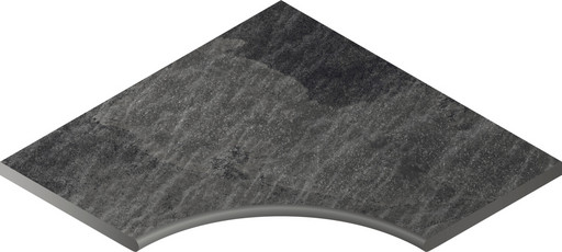 Materia Titanio Bordo Nat 60x60 Ang.Round 30