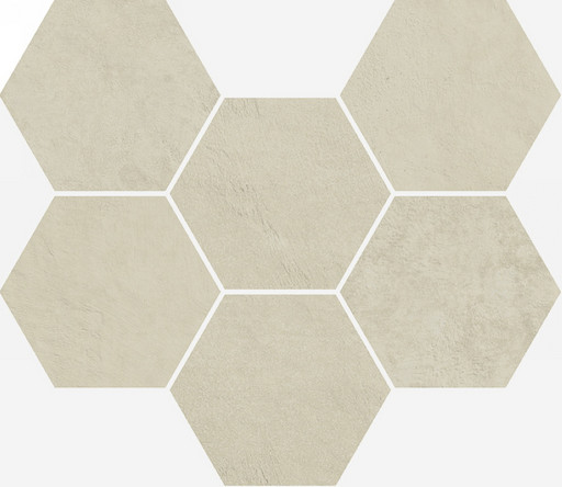 Terraviva Moon Mosaico Hexagon Nat 25x29