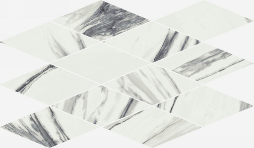 Charme Deluxe Statuario Fantastico Mosaico Diamond Lux 28x48