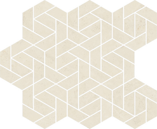 Metropolis Royal Ivory Mosaico Icon Nat 28.6x34.7