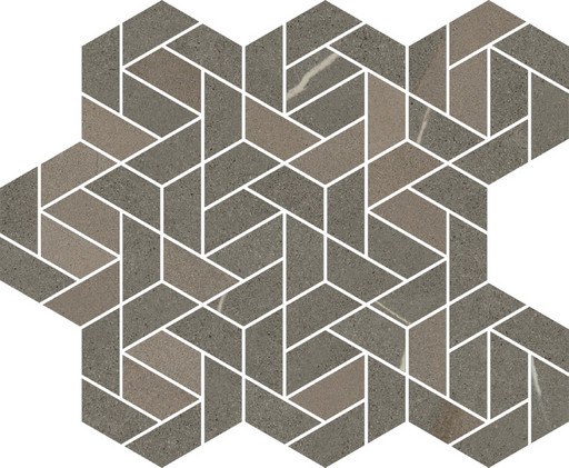 Metropolis Arcadia Brown Mosaico Icon Nat 28.6x34.7