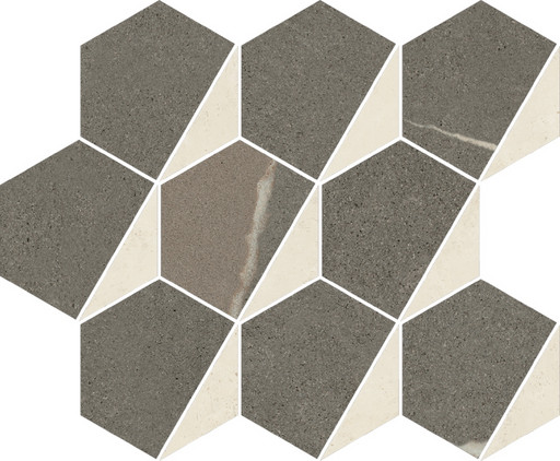 Metropolis Mosaico Hexagon Warm Nat 25.4x31